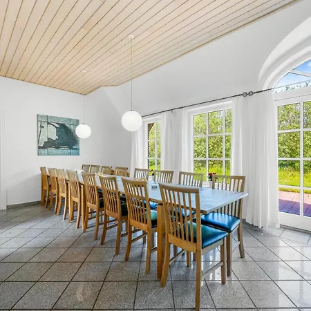 18-person Pool House In Husby With Large Outdoor Hot Tub And Many Facilities Feriehus Ulfborg